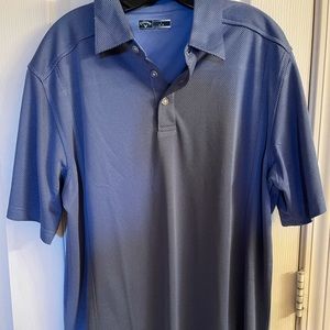 Blue short sleeve Callaway shirt